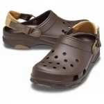 Стильные коричневые сабо Crocs Classic All-Terrain Clog